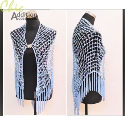 Beaded Shawl 3404-H